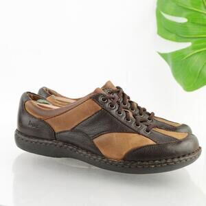 Born b.o.c‎ Womens Monica Oxfords Size 8  Tan Brown Leather Lace Up Shoes Comfy